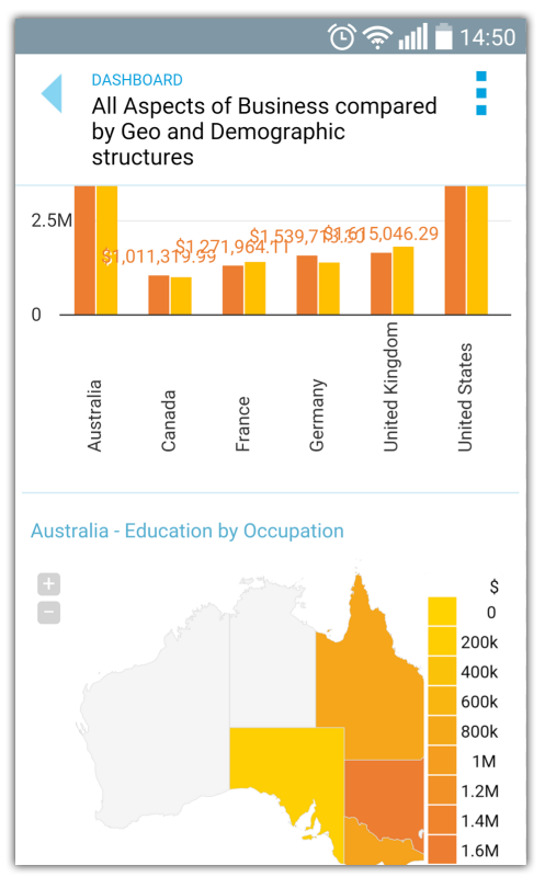 Mobile BI - OLAP Analysis