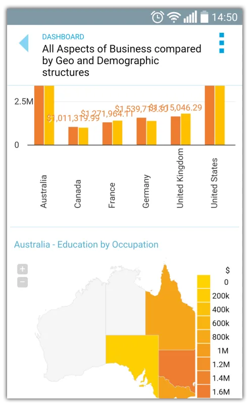 Mobile BI - OLAP Analysis