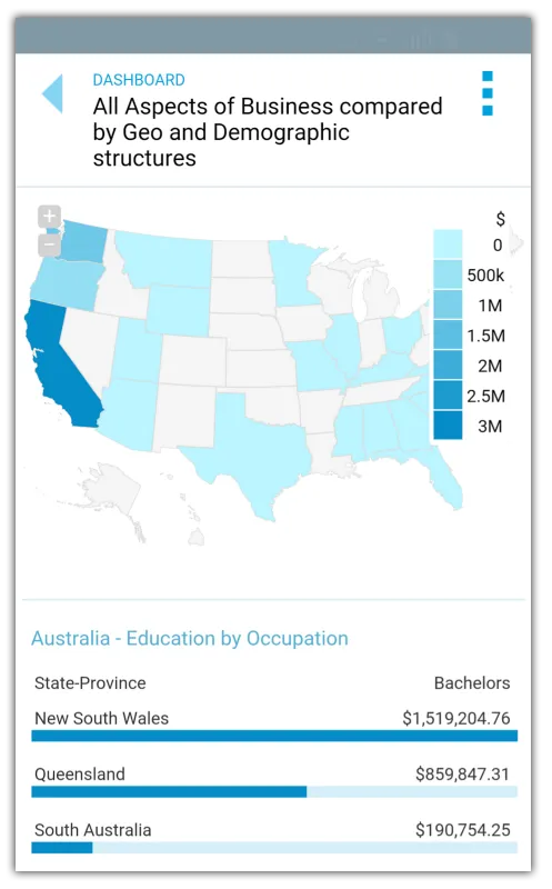 Mobile BI - OLAP Analysis