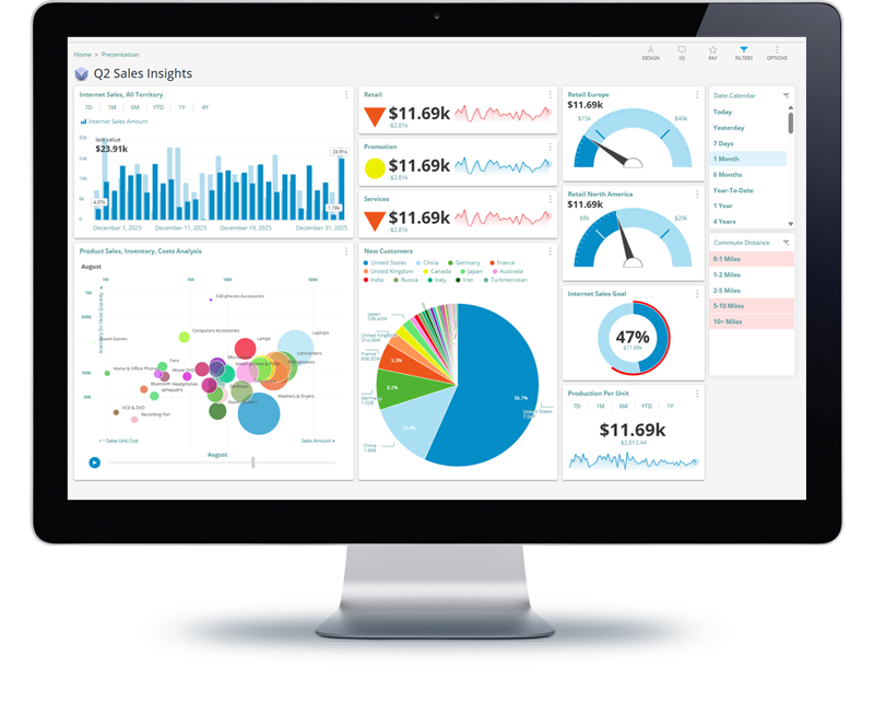 BI Dashboards On-Premise Solution