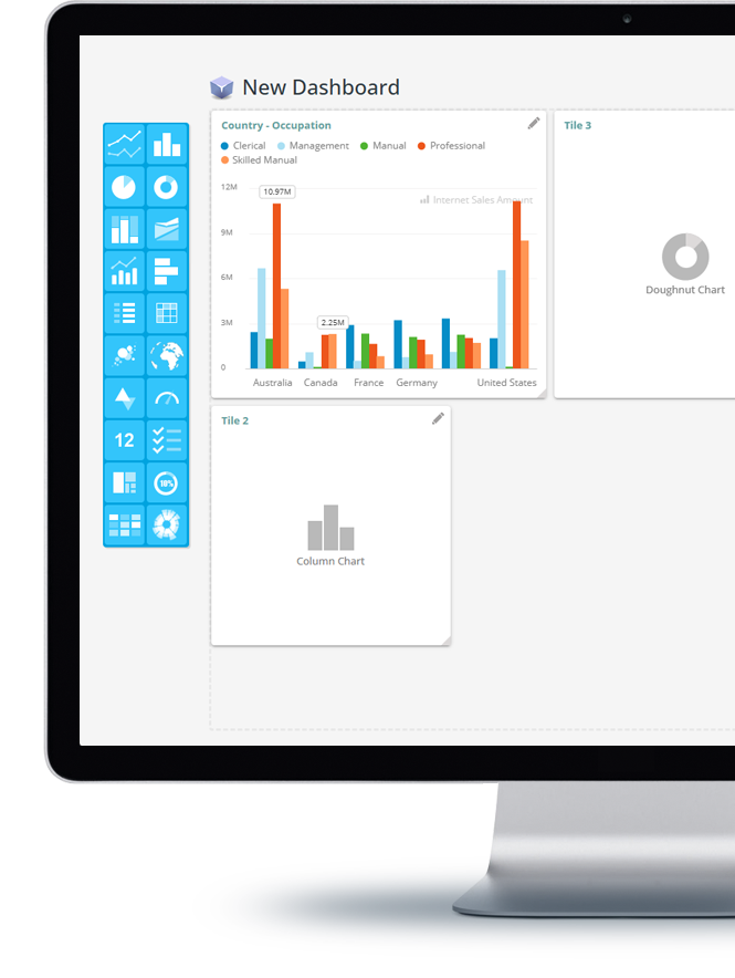 Dashboard design tools