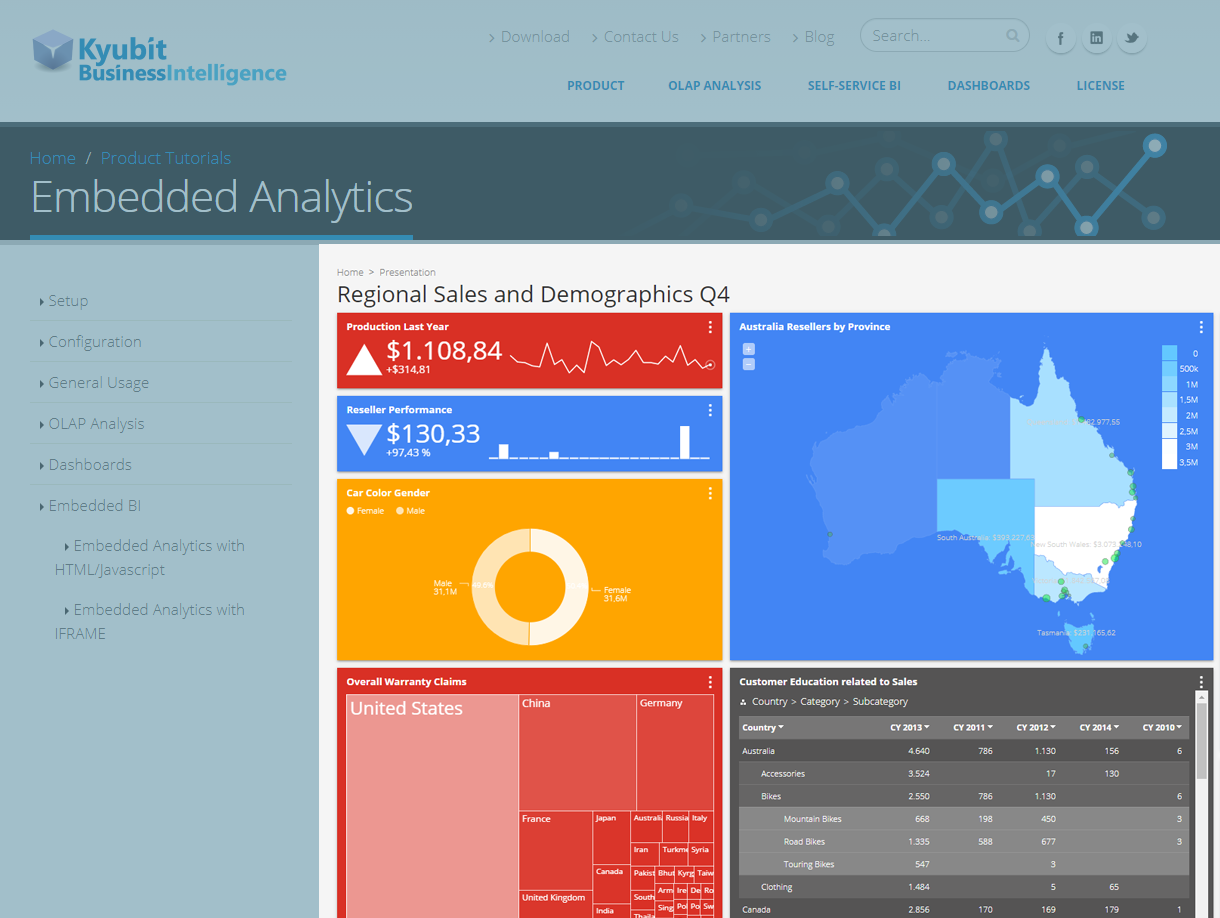 Embedded Analytics, Embedded BI