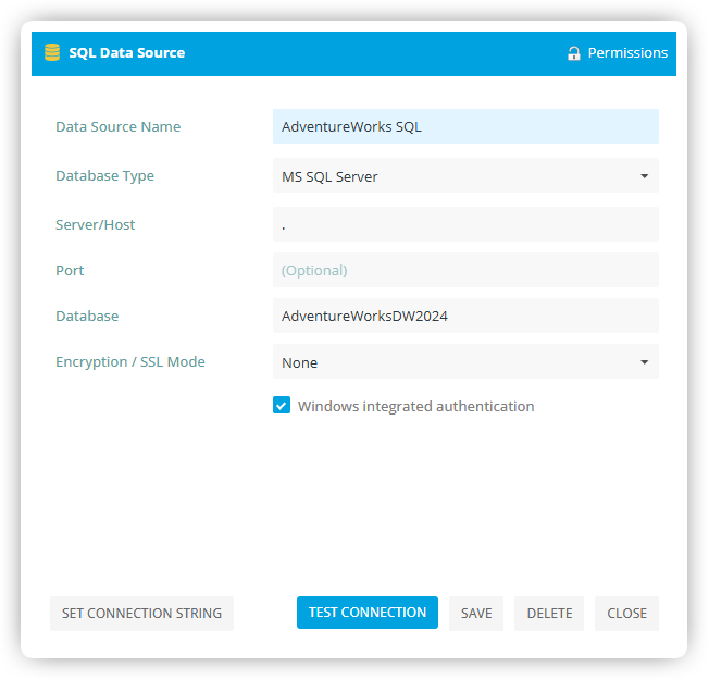 Connect SQL Database