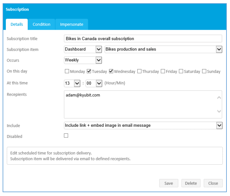 BI Tool Subscriptions