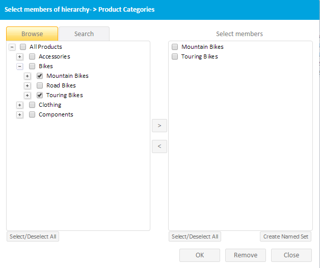 select-olap-members