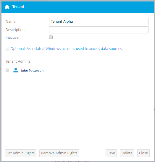 BI Tool Multitenant